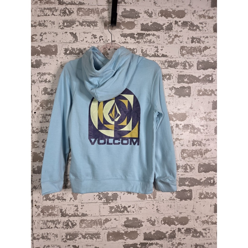 Volcom Stone Hoodie Youth Size 8 Blue Logo